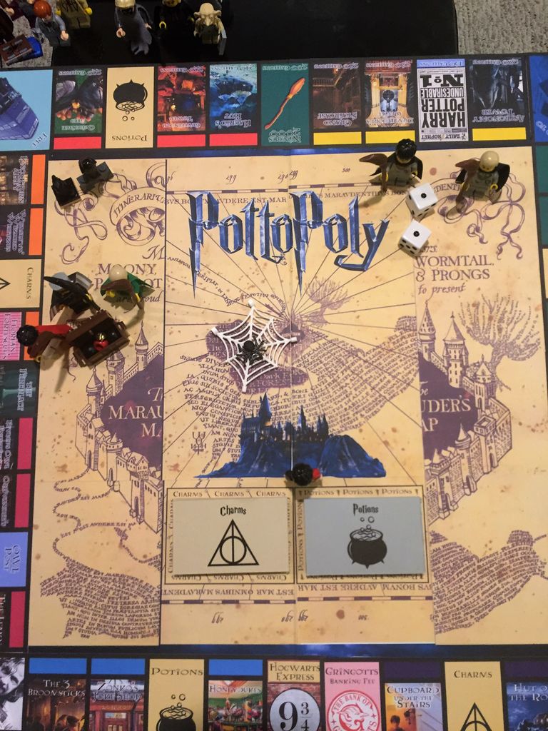 Make your own Harry Potter Monopoly set with this guide