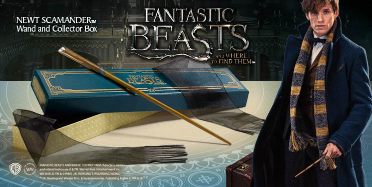 newt scamander wand noble collection