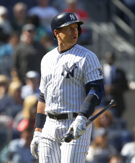 Alex Rodriguez exits with stiff oblique; MRI results negative