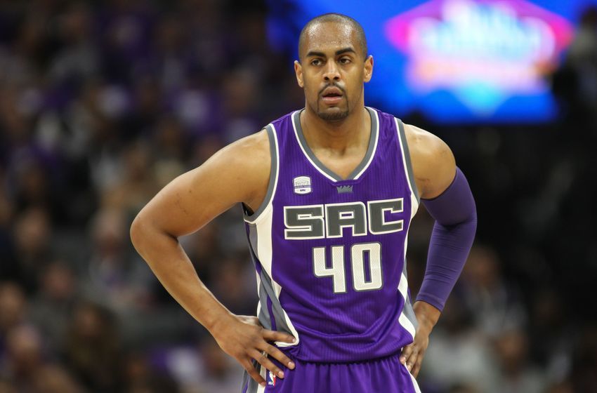 Oct 27, 2016; Sacramento, CA, USA; Sacramento Kings guard Arron Afflalo (40) during the game against the San Antonio Spurs at Golden 1 Center. The Spurs won the game 102-94. Mandatory Credit: Sergio Estrada-USA TODAY Sports