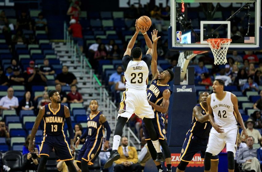 Oct 4, 2016; New Orleans, LA, USA; New Orleans Pelicans forward <a rel=