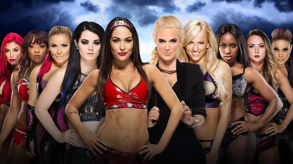 Wwe Wrestlemania 32 Results Team Total Divas Vs Team Bad And Blonde 4552