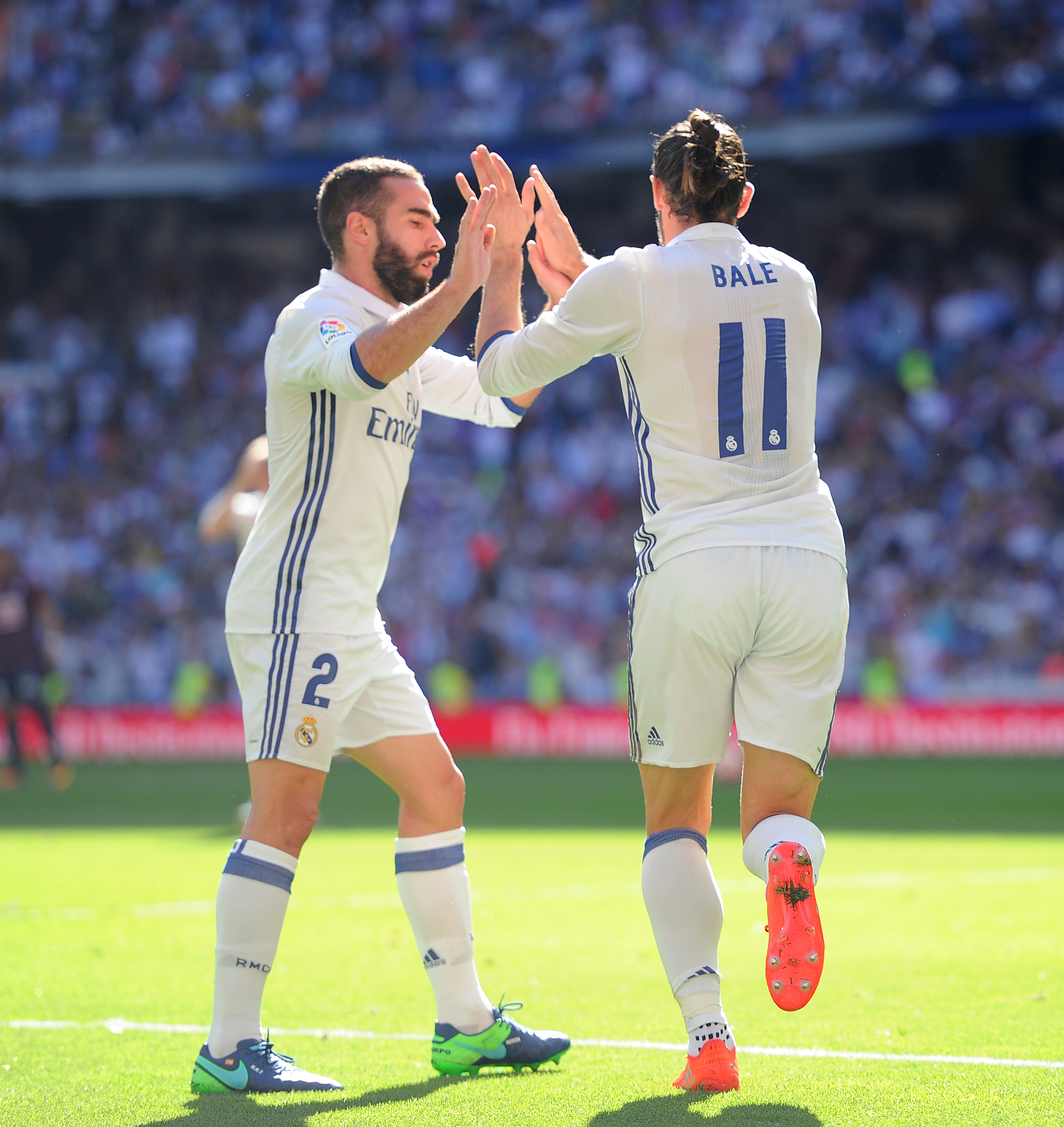 Gareth Bale and Dani Carvajal return to Real Madrid training ahead of ...