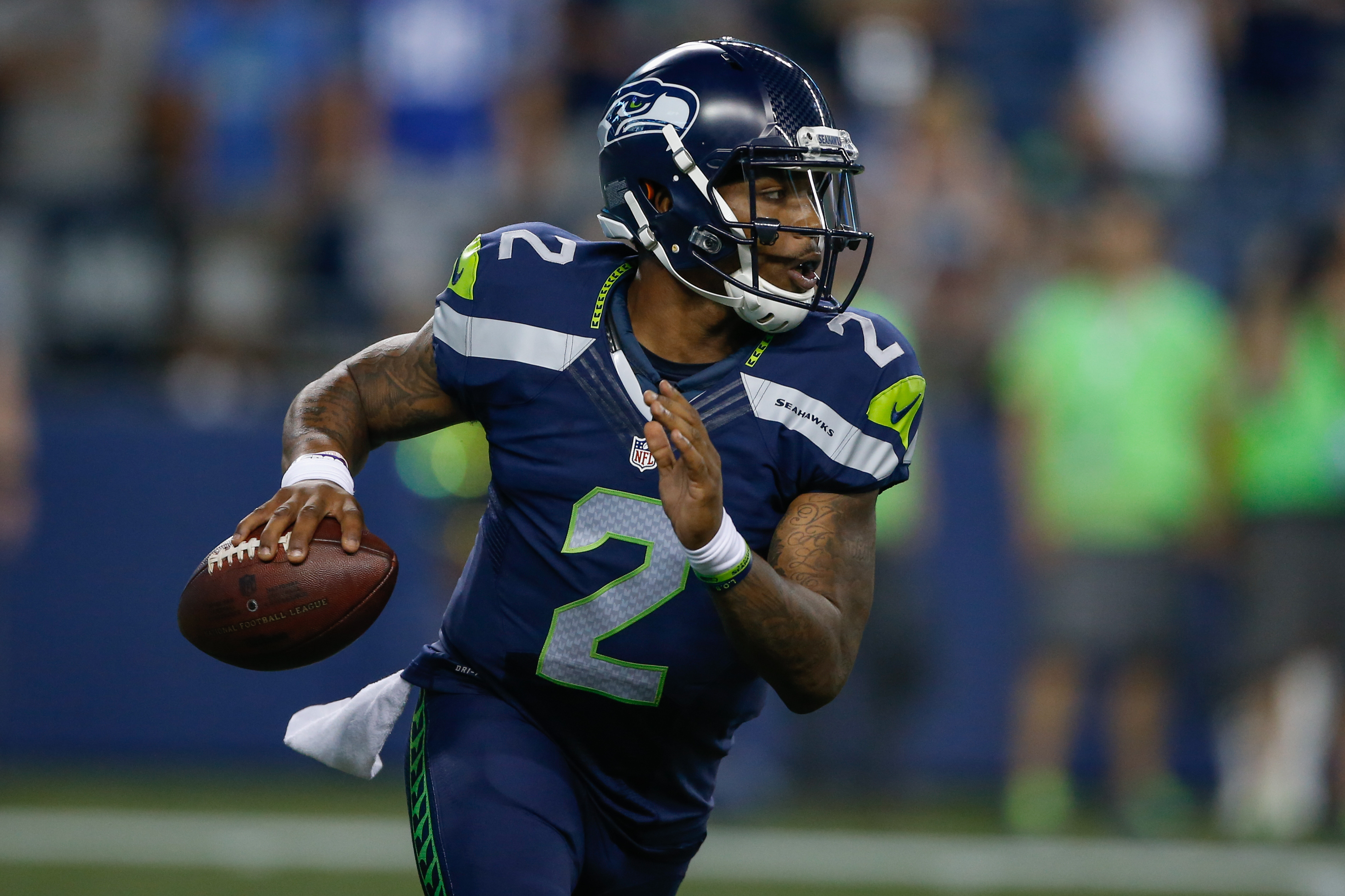 Seahawks backup quarterback battle between two very different players
