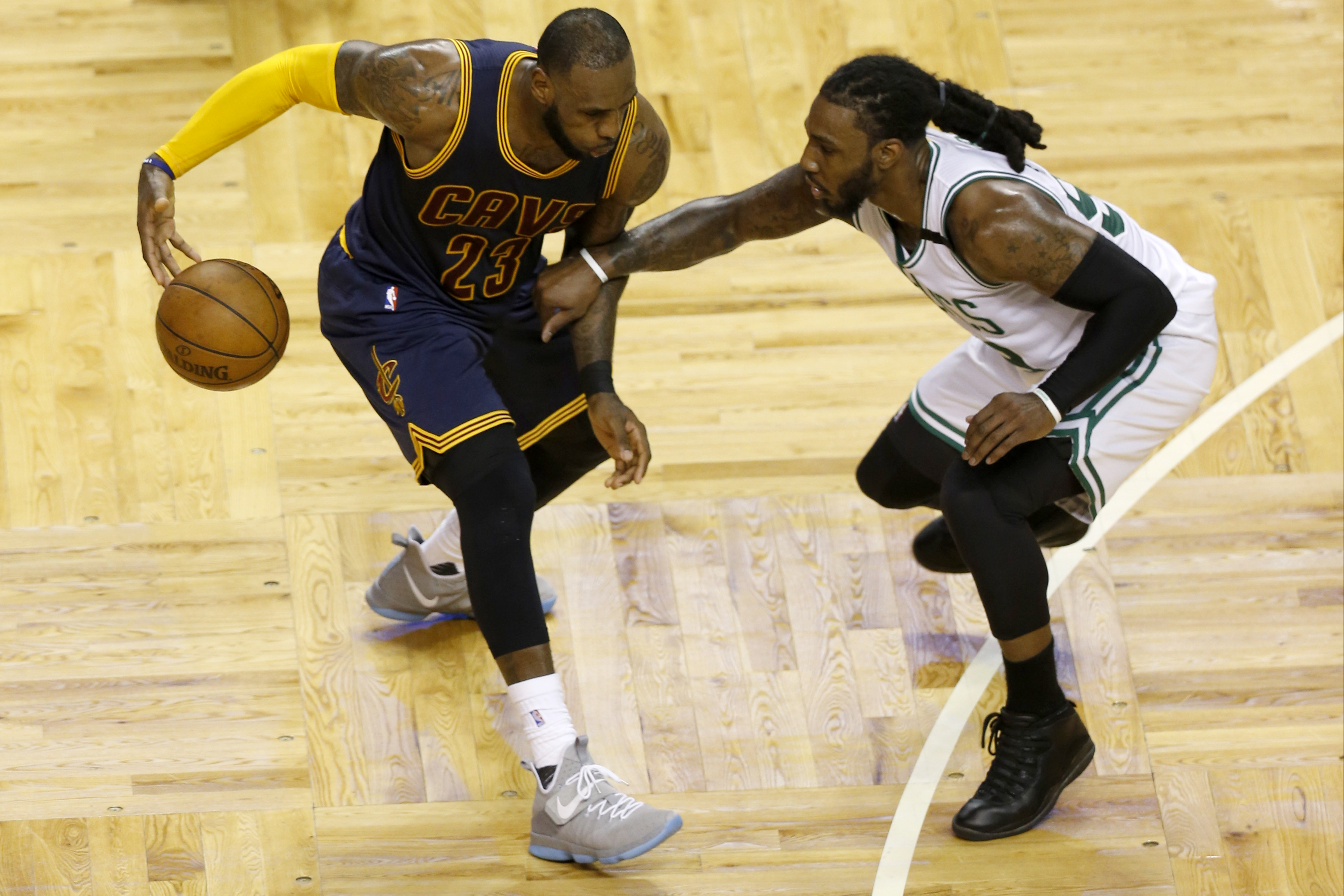 lebron in celtics jersey