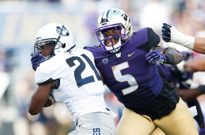 NCAA Football: Utah State at Washington