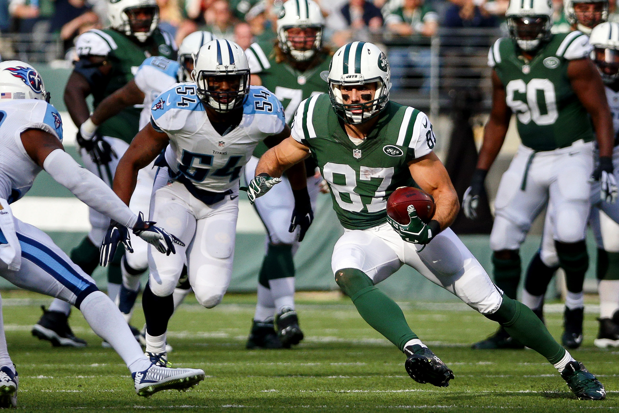 Tennessee Titans: Eric Decker moves the needle very little