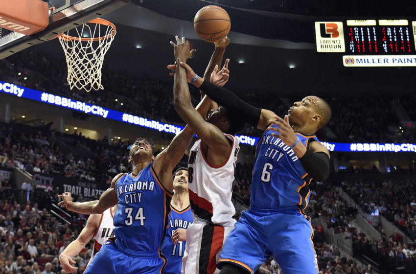 Portland trail blazers x oklahoma city thunder Portland trail blazers x oklahoma city thunder