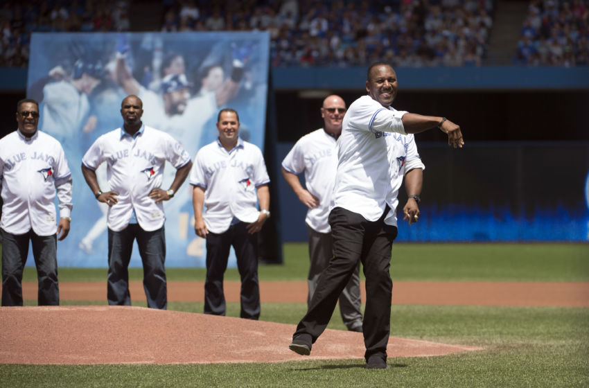 Jul 10, 2016; Toronto, Ontario, CAN; Former Toronto Blue Jays player <a rel=