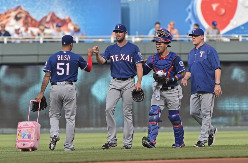 MLB: Texas Rangers at Kansas City Royals