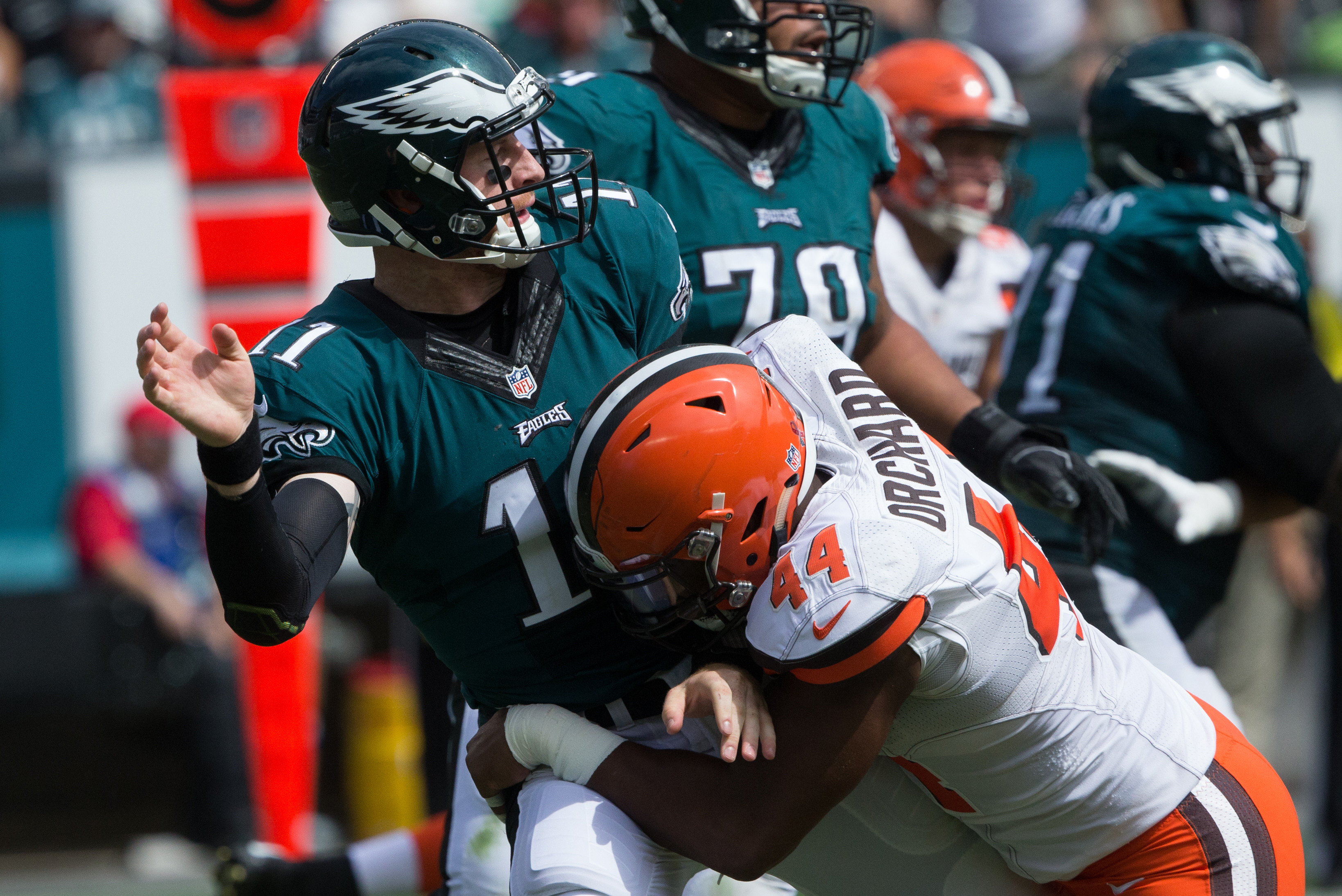 Can a position switch save Nate Orchard's career? - Dawg Pound Daily