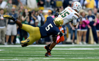 NCAA Football: Miami at Notre Dame