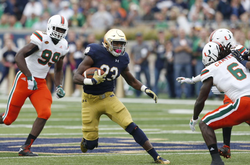 NCAA Football: Miami at Notre Dame