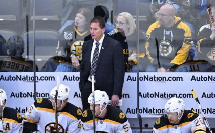 Nov 13, 2016; Denver, CO, USA; Boston Bruins assistant coach <a rel=