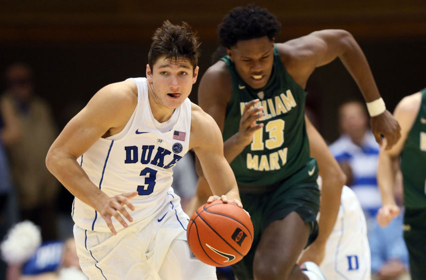 NCAA Basketball: William & Mary at Duke