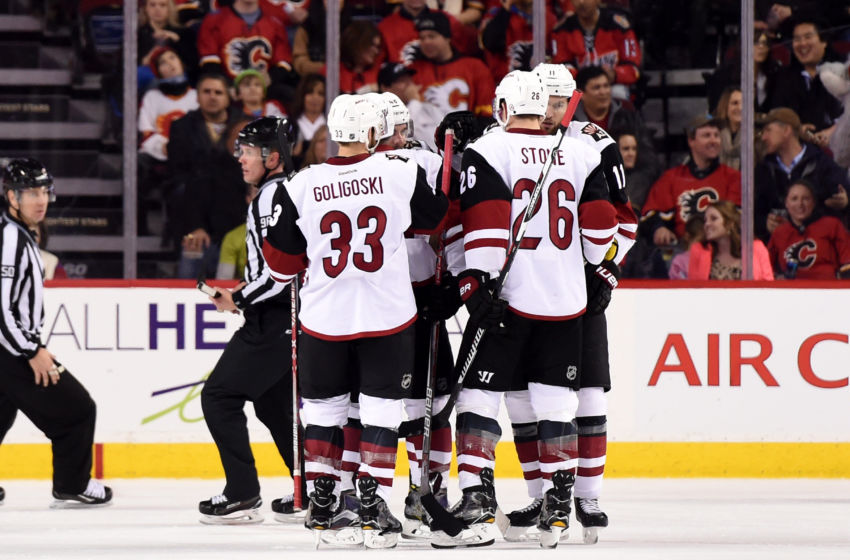 NHL: Arizona Coyotes at Calgary Flames