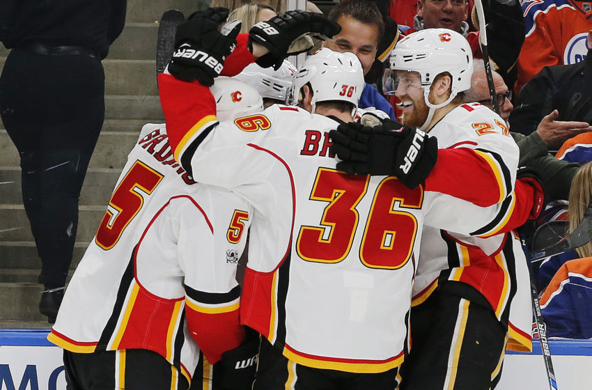 NHL: Calgary Flames at Edmonton Oilers