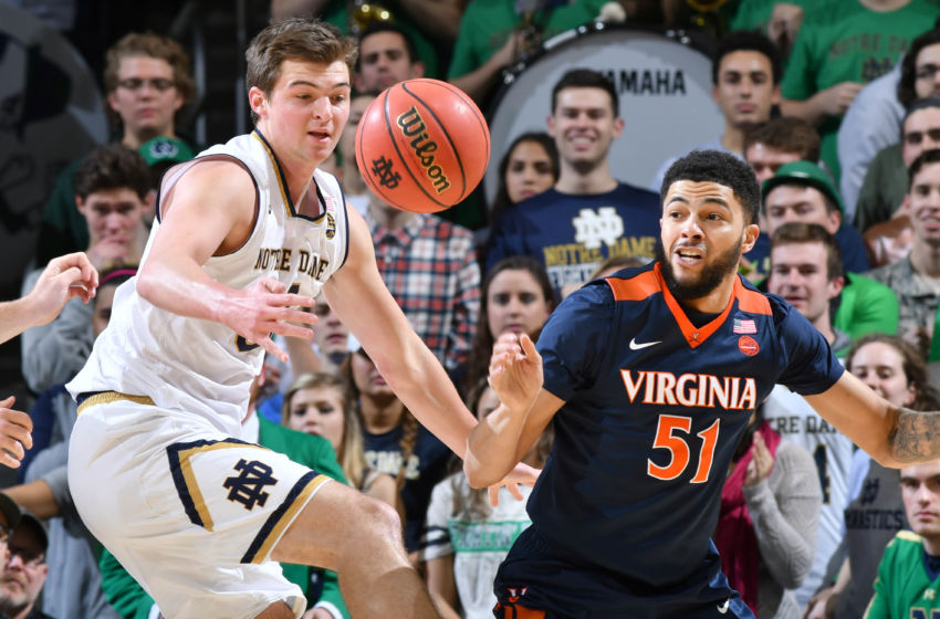 NCAA Basketball: Virginia at Notre Dame