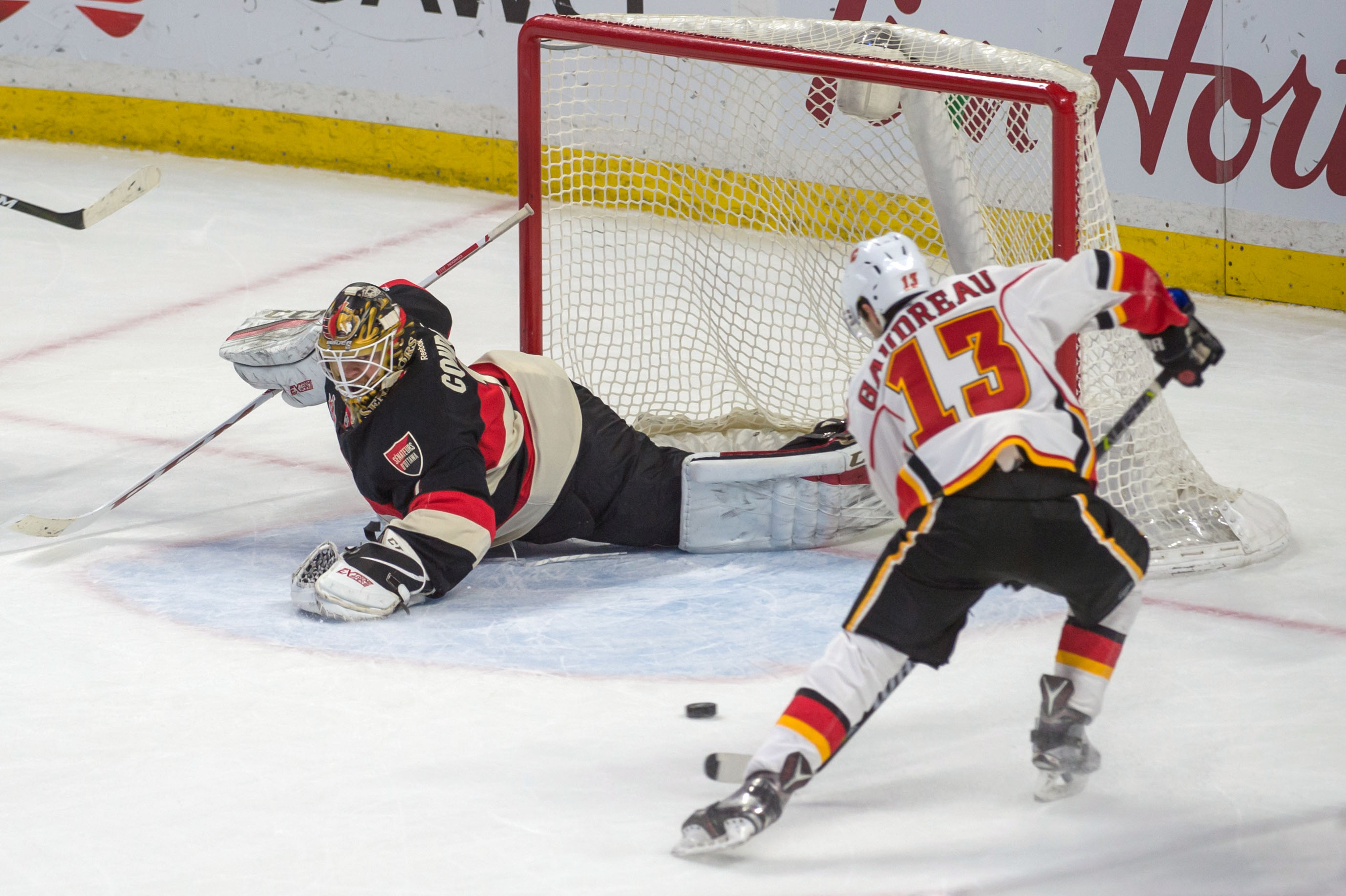 Calgary Flames Finally Open Up The Scoring - Top Senators