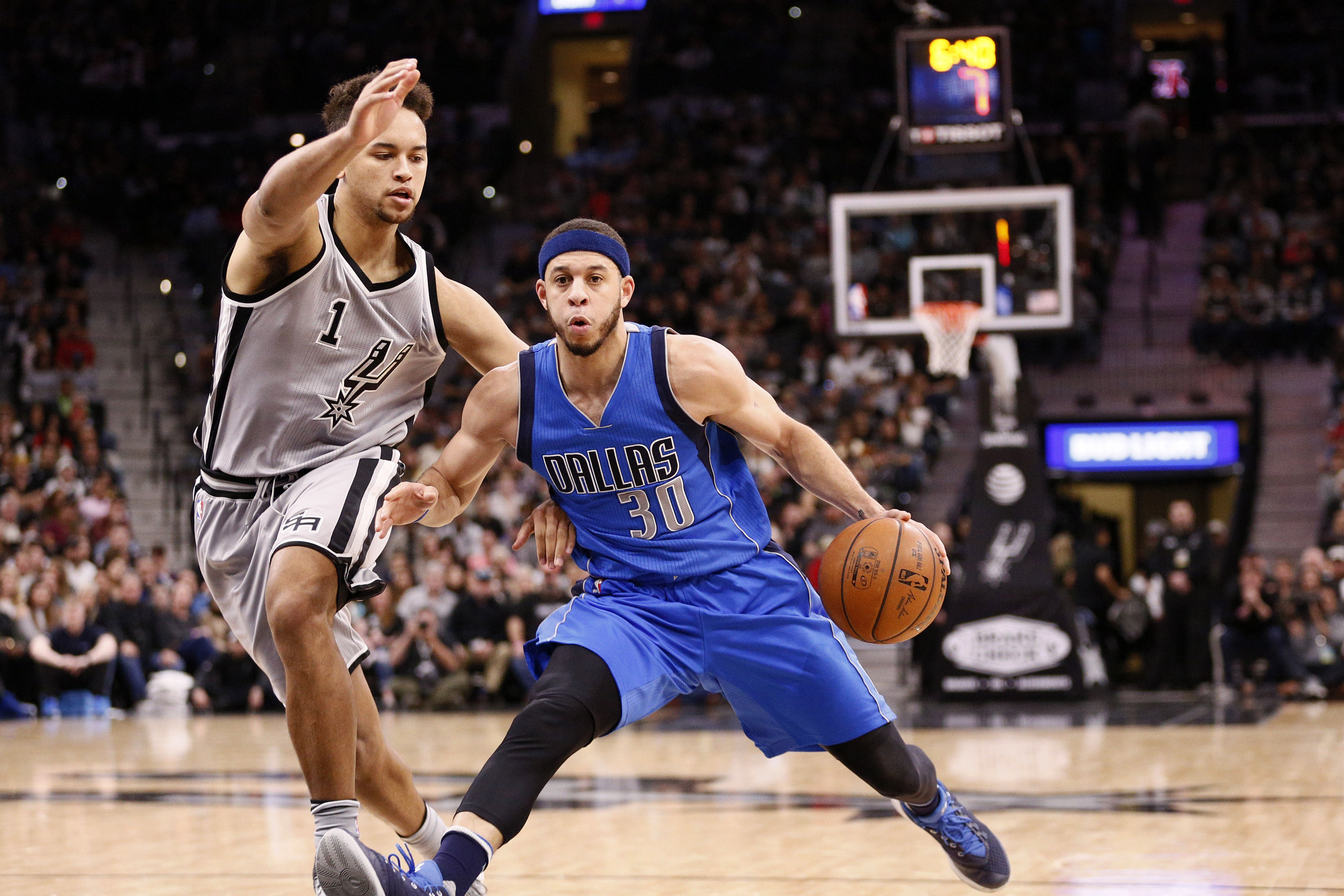 Seth Curry Dallas Mavericks Beat Spurs In San Antonio 