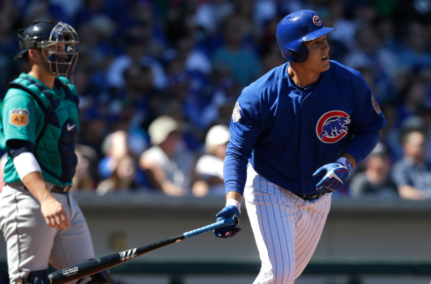 Anthony Rizzo used a weird tactic during the World Series to get attention