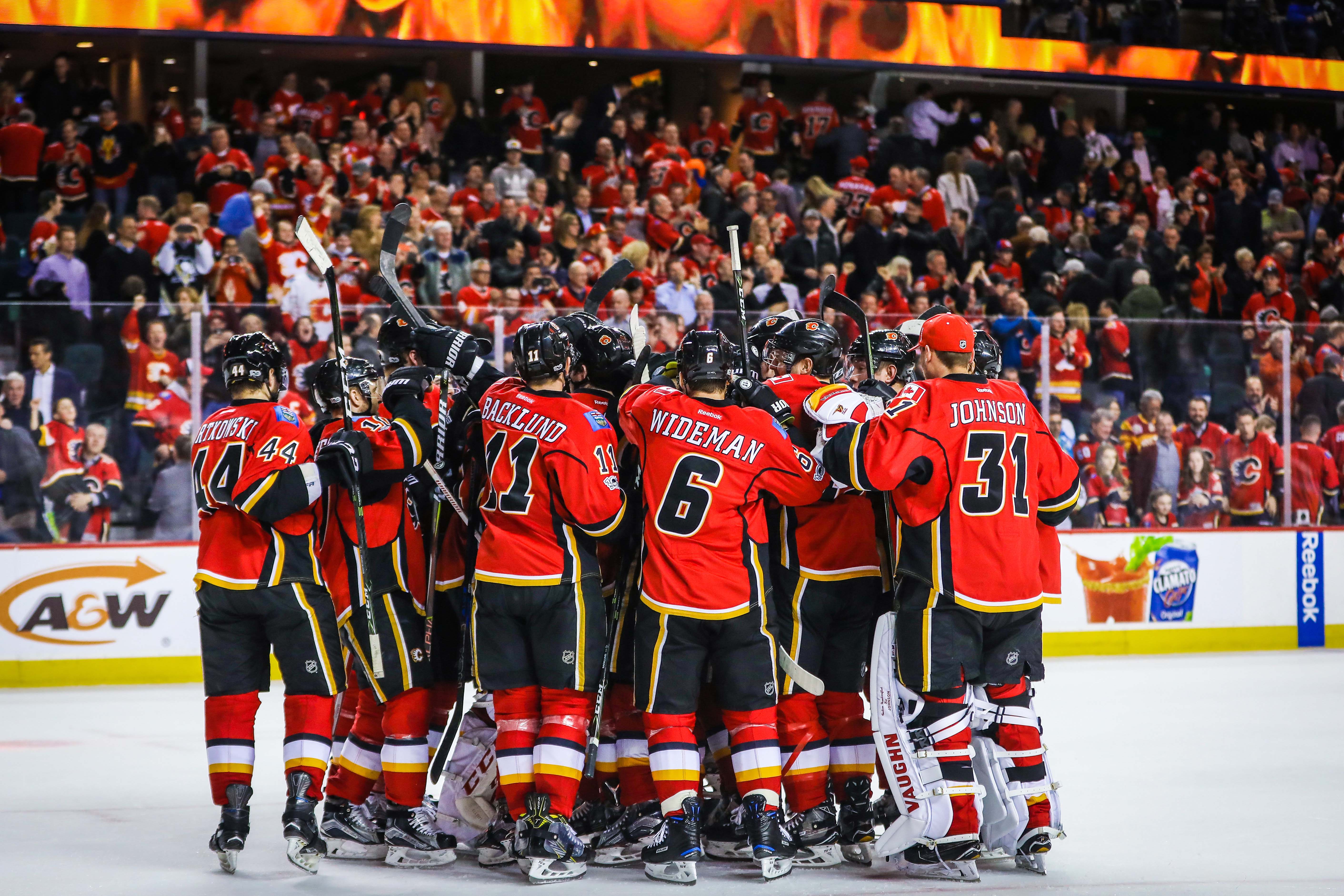 Хоккеисты Calgary Flames