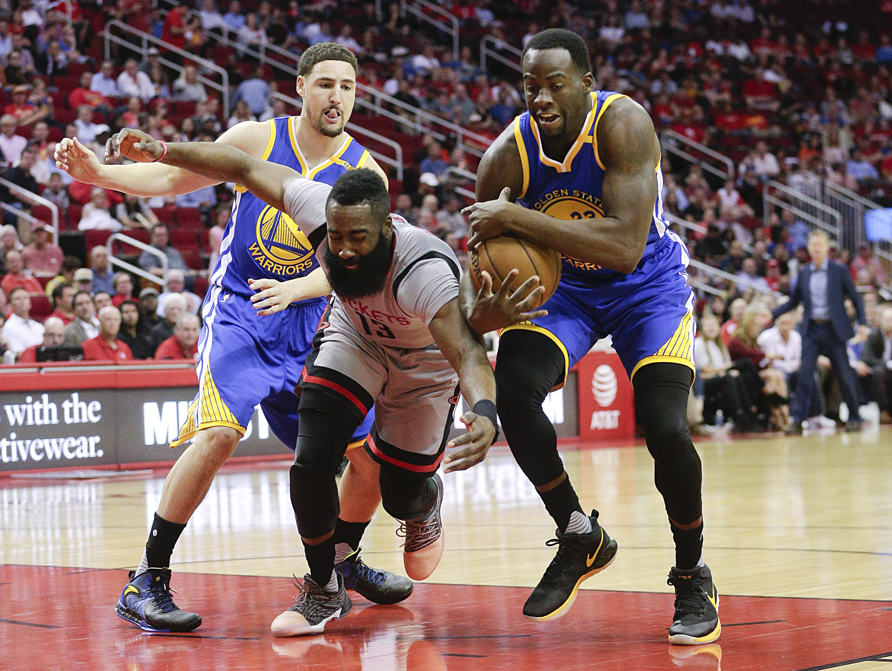 Draymond Green explains James Harden punch: 'He pinched me'