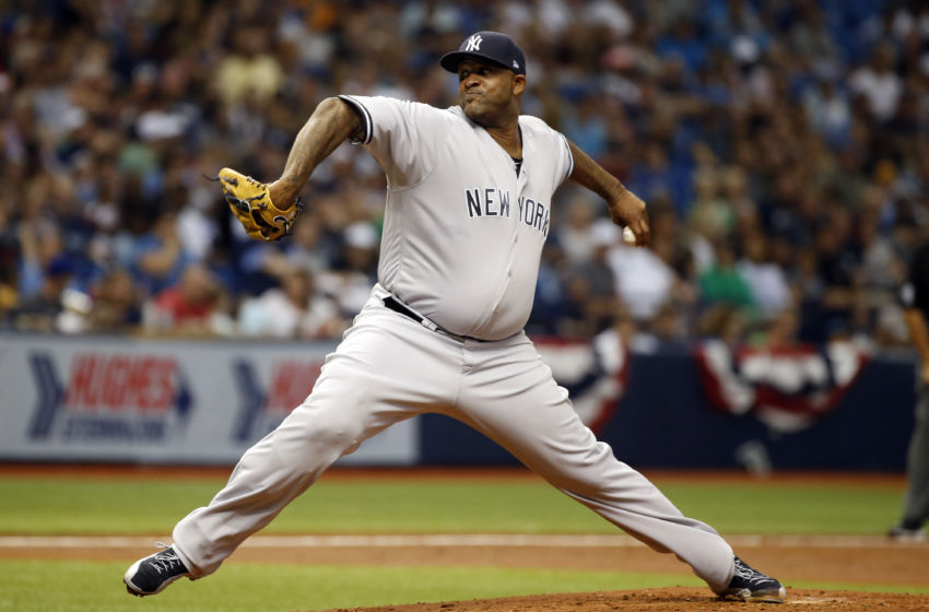new york yankees cc sabathia impresses in 2017 debut coca cola st petersburg fl