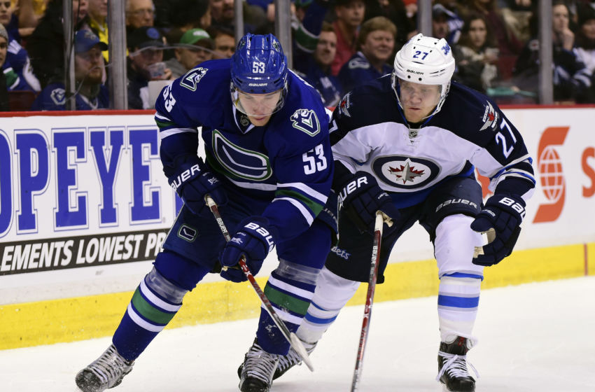 NHL: Winnipeg Jets at Vancouver Canucks