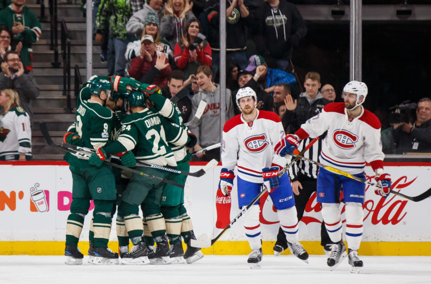 NHL: Montreal Canadiens at Minnesota Wild