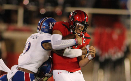 NCAA Football: Kansas at Texas Tech