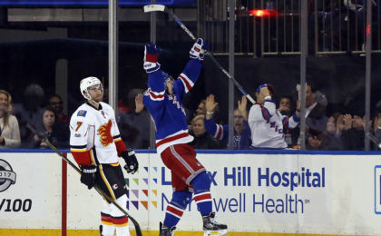 NHL: Calgary Flames at New York Rangers