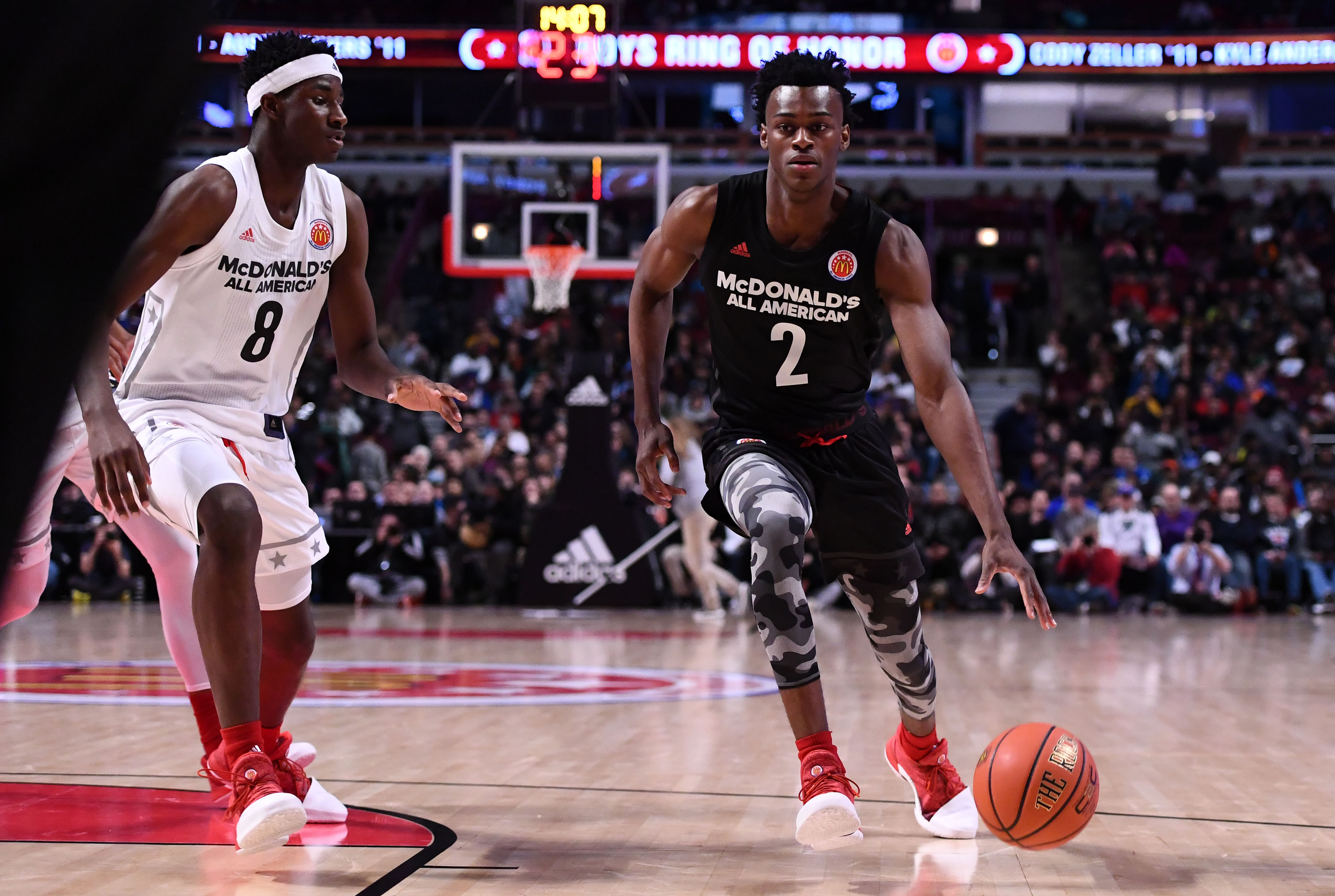 Jarred Vanderbilt Injures Foot in Jordan Brand Classic4208 x 2825